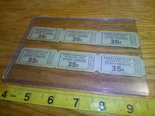 Vintage Lot Picnic Parking tickets Western Theme Corriganville California