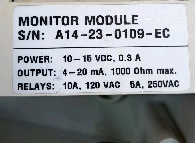 SPECTRA #(A14-23-0109-EC) 可燃气体检测系统 — 第 4/4 张图片