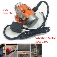 30W 110V AC Vibration Motor 1phase 3600rpm For Vibration Table For Concrete Cast