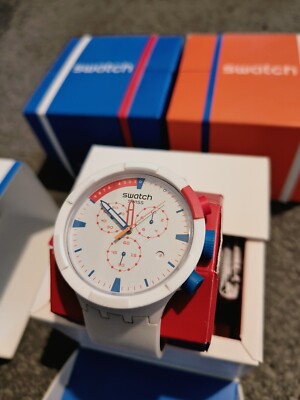 Swatch Nasa Watch - Extravehicular - Space Collection | eBay UK