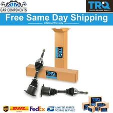 TRQ New Complete Front CV Axle Shaft Set Pair For 1983-1996 Chevy GMC Olds