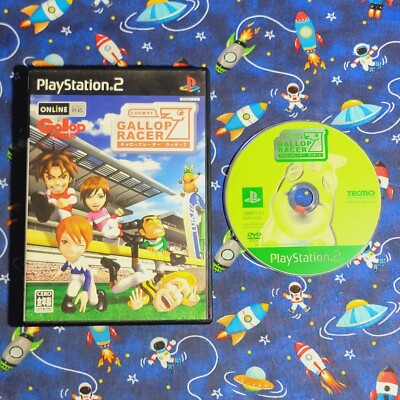Gallop Racer Lucky 7 Japanese Playstation 2 PS2 Japan import US Seller