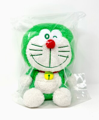 UNIQLO Doraemon Sustainability Mode Plush Doll Stuffed Toy 54 Green NEW