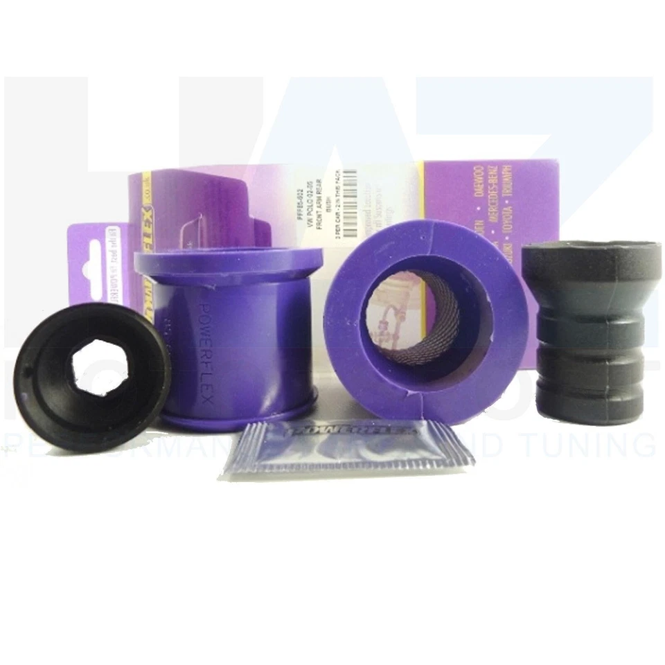 Boccole boccole anteriori Wishbone posteriori Poly Powerflex per Fabia Mk1 Ibiza 6J VW Polo 9N - Immagine 3 di 4