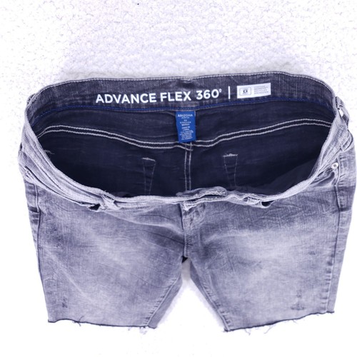Arizona Jean Shorts Denim Cotton Mens SZ 32 Black Straight VTG Baggy 90s Y2K - Picture 5 of 11