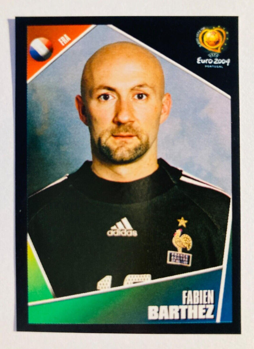 2004 Panini UEFA EURO Portugal # 94 Fabien Barthez France sticker