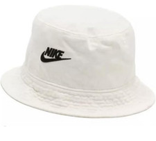 NEW NIKE M Adult Unisex APEX Futura Washed Bucket Hat-Sail/Black FB5381-133