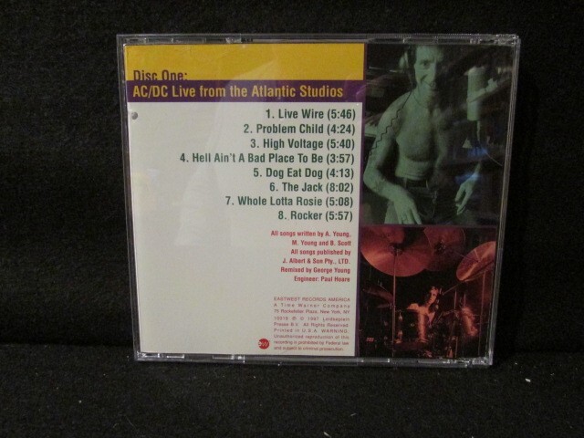 AC/DC Live From The Atlantic Studios 1997 CD Eastwest/BMG 207376 | eBay