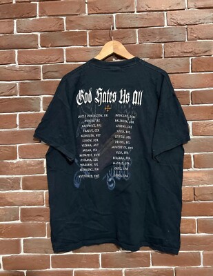 Vintage Slayer 2002 God Hates Us All Darkness Christ Metal Band