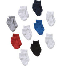 Garanimals Assorted Baby Toddler Boys Ankle Socks, 10-pack - BUY MORE  SAVE 10 