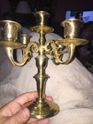 Metal five candle candle holder made in Japan — photo 2