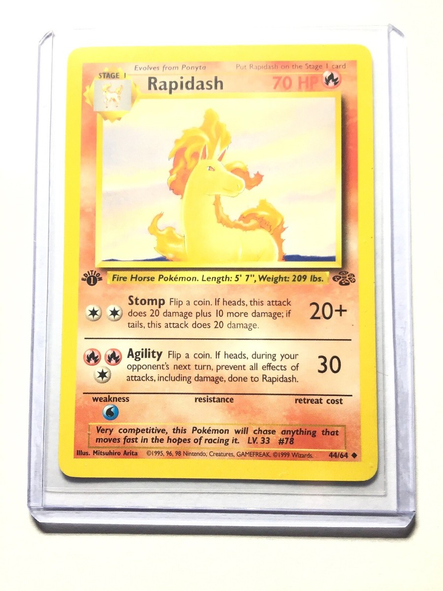 ポケモンカード　USA RAPIDASH - 44/64 - 1st Edition Jungle - Uncommon - Pokemon