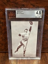 1939 SALUTATION EXHIBITS Joe Gordon BVG 4.5 Graded Card 1939 - 1946