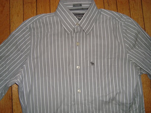 ABERCROMBIE & FITCH MEN'S 100% COTTON LONGSLEEVES BUTTON UP SHIRT SIZE MEDIUM