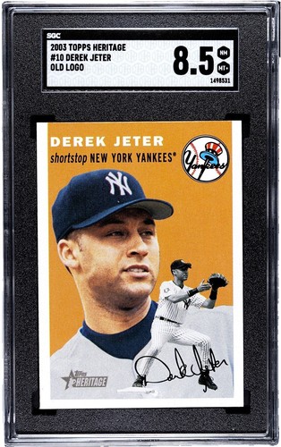 1993 Topps #98 Derek Jeter Rookie Card Graded BGS 8.5 | eBay