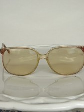Vintage Eyeglass Frames With Prescription Yellow Pink