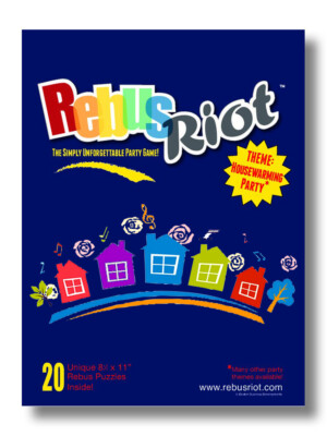 #1 HOUSEWARMING PARTY Game! REBUS RIOT ~ The BEST, MOST FUN Game ~ Guaranteed!