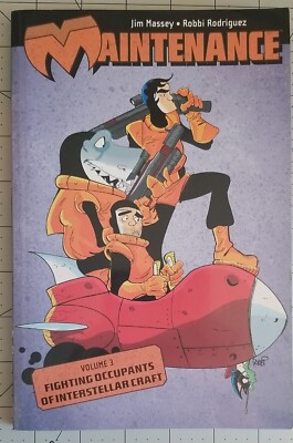 Maintenance Volume 3  Comic Book Jim Massey WITH UNIQUE DRAWING Robbi Rodriguez