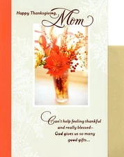 Happy Thanksgiving Mom Blessed Thankful For You Dayspring Greeting Card