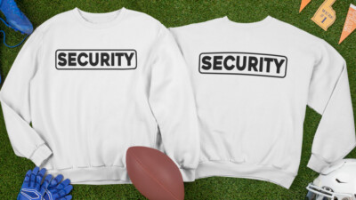 Security Sweatshirt AF Merch SIA Workwear CCTV Uniform Pullover Jersey