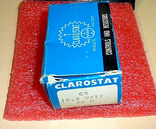 CLAROSTAT 12.5 WATT 50 OHM Rheostat Wirewound, 50 ohm, 12.5 W Panel Mount - Image 2 of 3