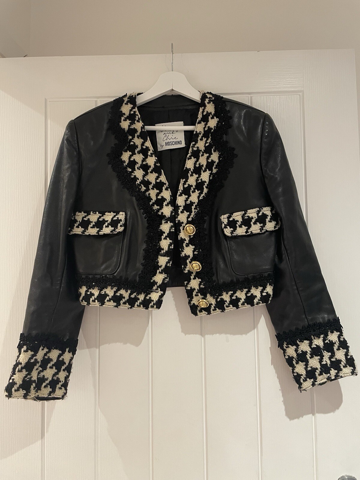 Rare Moschino Leather Jacket