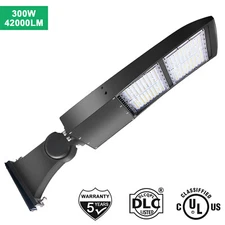 480V 300W LED Parking Lot light Fixture 5000K Replace 800W MH Area Road lighting