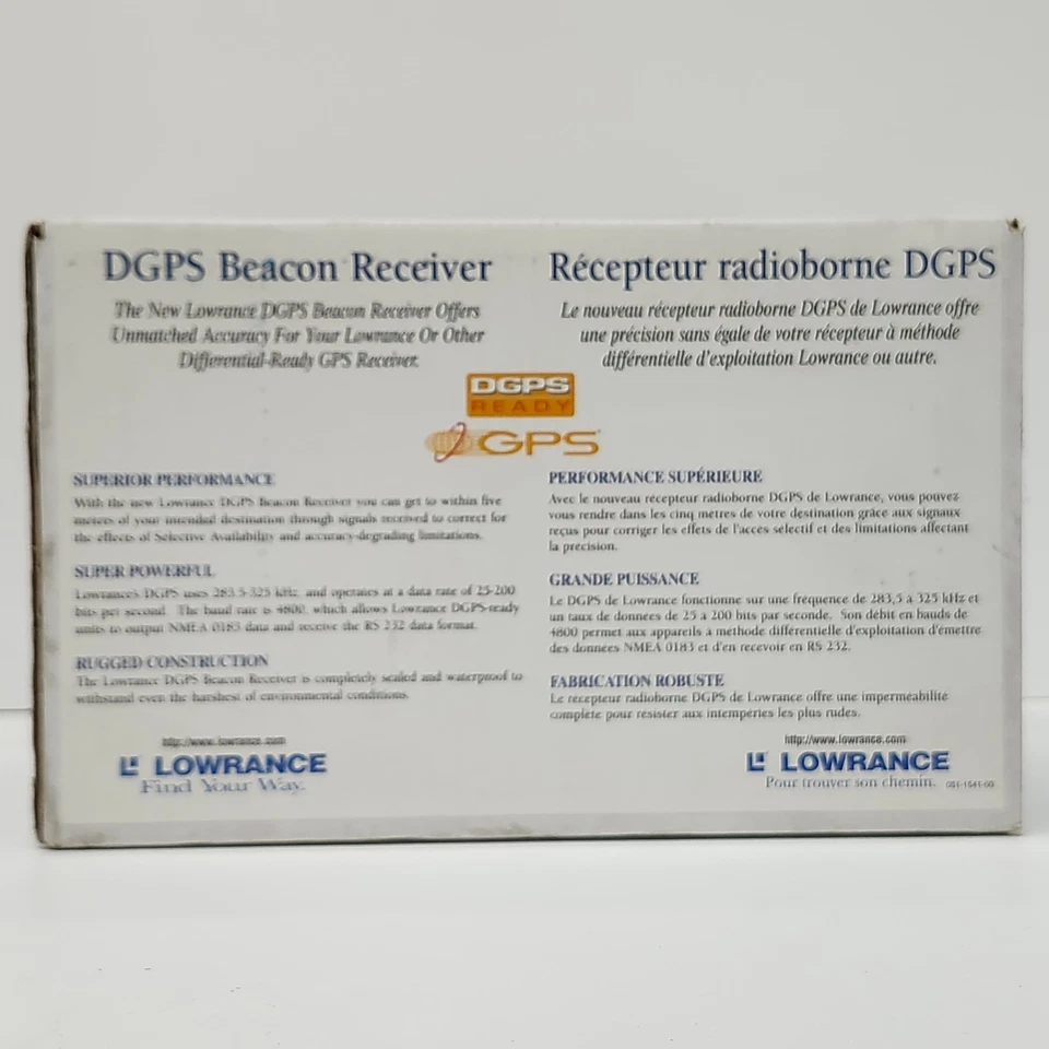 Receptor de baliza Eagle Lowrance DGPS NUEVO EN CAJA SELLADA 051-1553-00 Foto 4 de 4