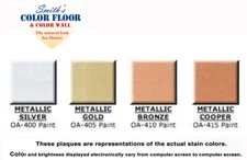 Smiths Paint Decorative Concrete Stains Metallic Color Series  4oz Water Based 