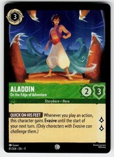 Aladdin - On the Edge of Adventure 81/204 C Winterspell Lorcana NM