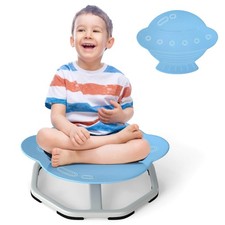 Kids Sensory Swivel Chair w/Non-Slip Metal Base for Autistic Kids Indoor Outdoor