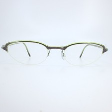 Silhouette SPX M 1939 Eyeglasses Green Purple Oval Semi-Rimless Austria 47mm
