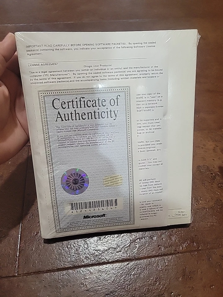 Microsoft MS- DOS Operating System Plus Rnha Ced Tools .5.25" DISK SET * NEW* - Image 2 of 4