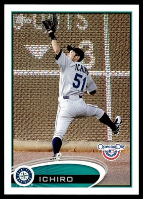 2012 Topps Opening Day Ichiro Suzuki Seattle Mariners #50