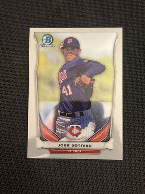 2014 Bowman Draft CTP19 Jose Berrios Chrome Base Prospect card!