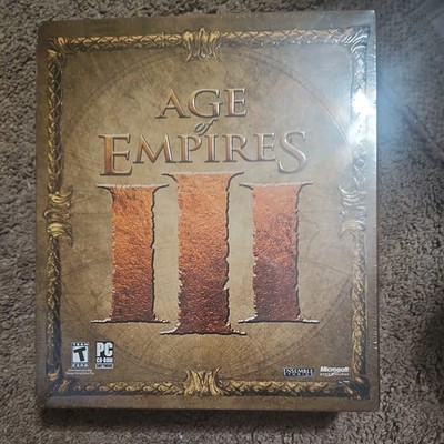Age of Empires III: Collector's Edition PC GAME 2005 NEW SEALED