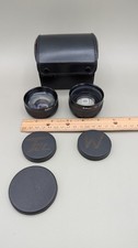 Kalimar Auxiliary Lens Set Wide Angle Telephoto w/ Case and Caps AF35MII