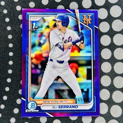 2024 Bowman Draft - Chrome BDC-163 Eli Serrano Purple Refractor #/250