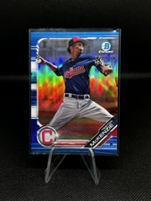 2019 Bowman Chrome Prospects Blue Refractor #BCP-40 Triston McKenzie /150