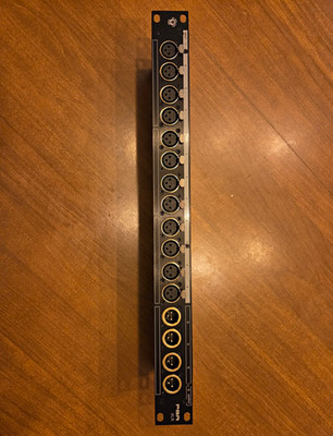 Black Lion Audio PBR 16-Channel Rackmount XLR Patchbay Snake Panel, Black