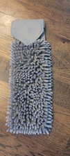 Norwex Chenille Hand Towel Heathered Grey Microfiber BacLock Recycled NWOT