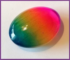 Aura Regenbogen Selenit Edelstein Handstein poliert NEU