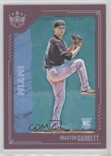2021 Panini Diamond Kings Plum Framed Braxton Garrett #48 us8
