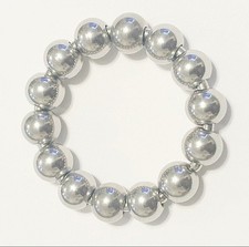 14 Beaded FRENUM PIERCING RING, Sterilize Surgical Street 10g 32mm Diameter