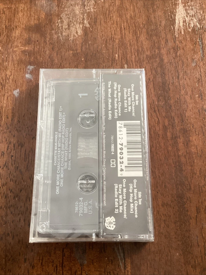 VTG Notorious B.I.G. One More Chance Cassette Tape Maxi SEALED 1995 Biggie Rap - Image 2 of 4