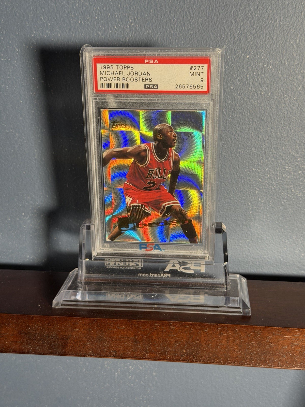 1995 Topps Michael Jordan #277 Power Boosters PSA 9 Mint