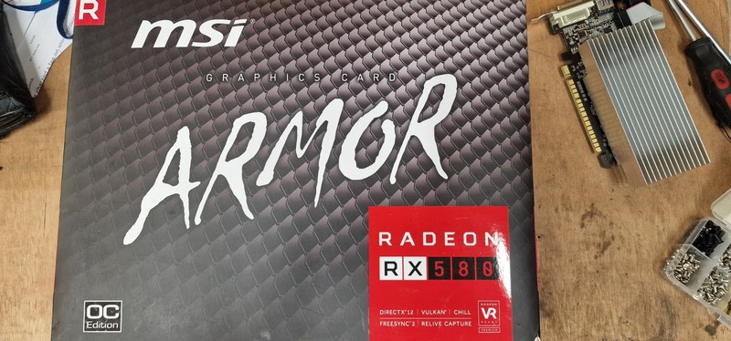 MSI Radeon RX 580 ARMOR 8G OC 8GB GDDR5 Graphics Card (RX-580-ARMOR-8G-OC)