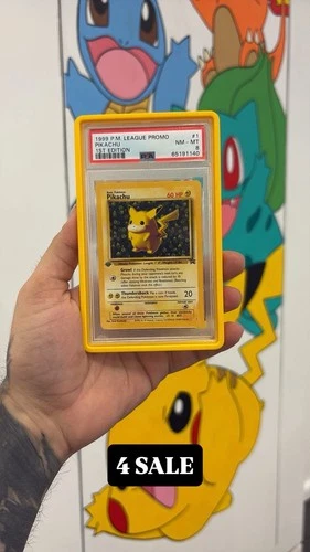 Pikachu (Misprint) 01/53 Wotc Promo Regular PSA 8