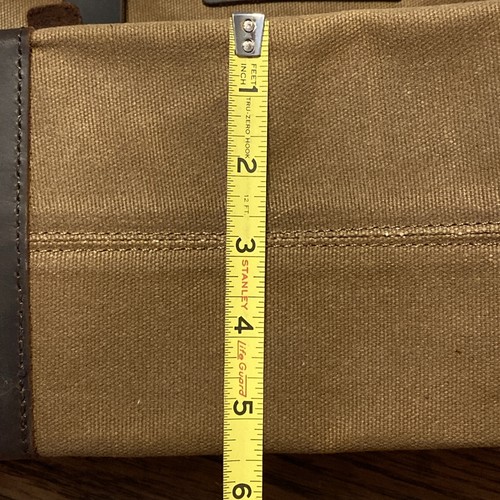 BASIL Hayden’s Tote Bag Messanger Bag Straight Bourbon Logo Leather Straps - Picture 11 of 14