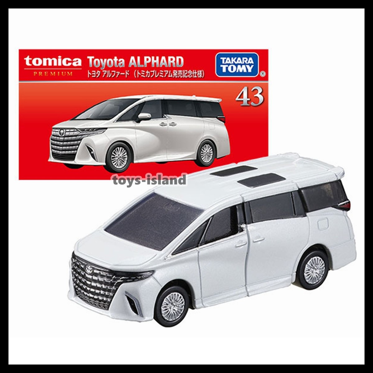 TOMICA PREMIUM 43 TOYOTA ALPHARD 1/65 TOMY 2025 Aug New